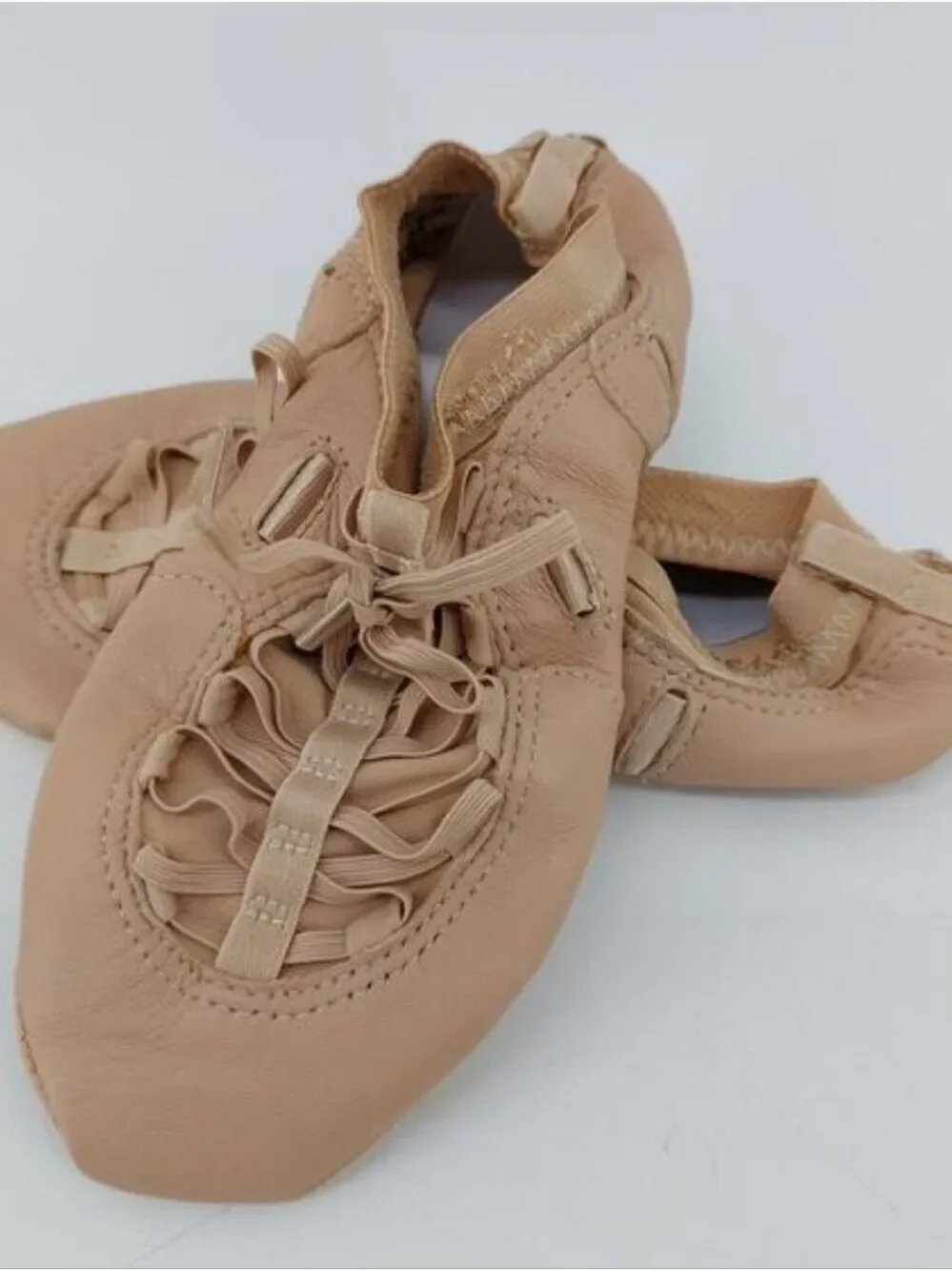 Capezio Kids Jazz Shoes Nude Tan